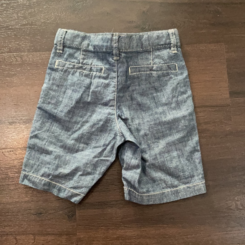 Lot set boys 3t shorts chambray old navy red white blue gap kids bundle - Picture 7 of 8